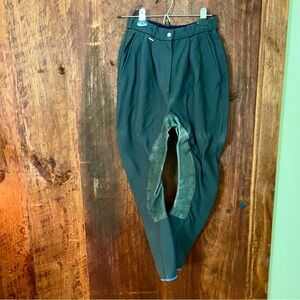 Women’s George Schumacher full leather seat gray riding breeches
